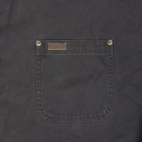 Vtg Carhartt Button Up Chore Jacket Blanket Lined 4 Pocket Union Brown Size 3XL - Picture 3 of 15